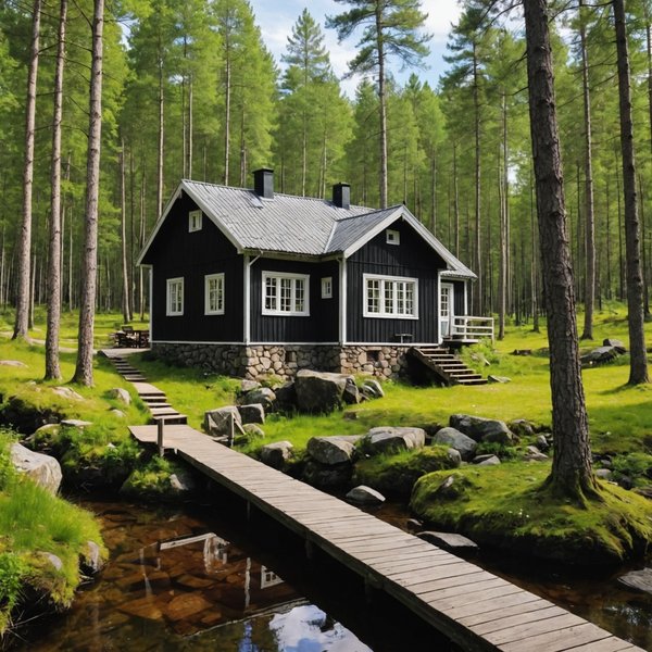 Où s'immerger dans la culture suédoise avec une location en Suède incluant des ateliers de fabrication de meubles et des randonnées en forêt?