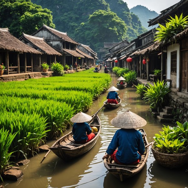 Comment organiser une visite des villages traditionnels au Vietnam?